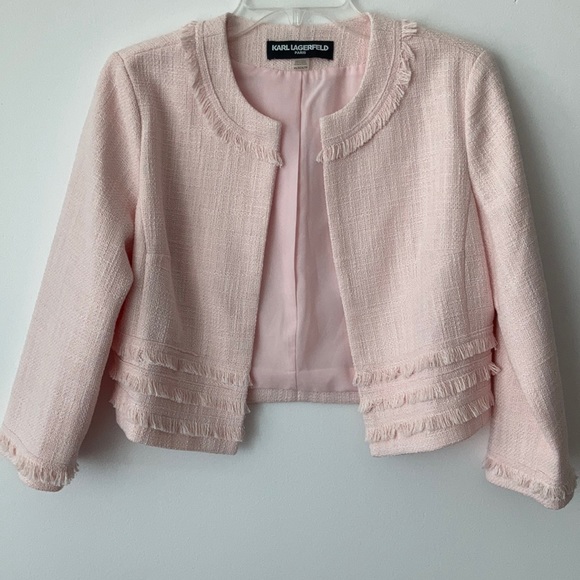 Karl Lagerfeld Jackets & Blazers - Karl Largerfeld✨Blazer Baby Pink😍😍 Price is firm